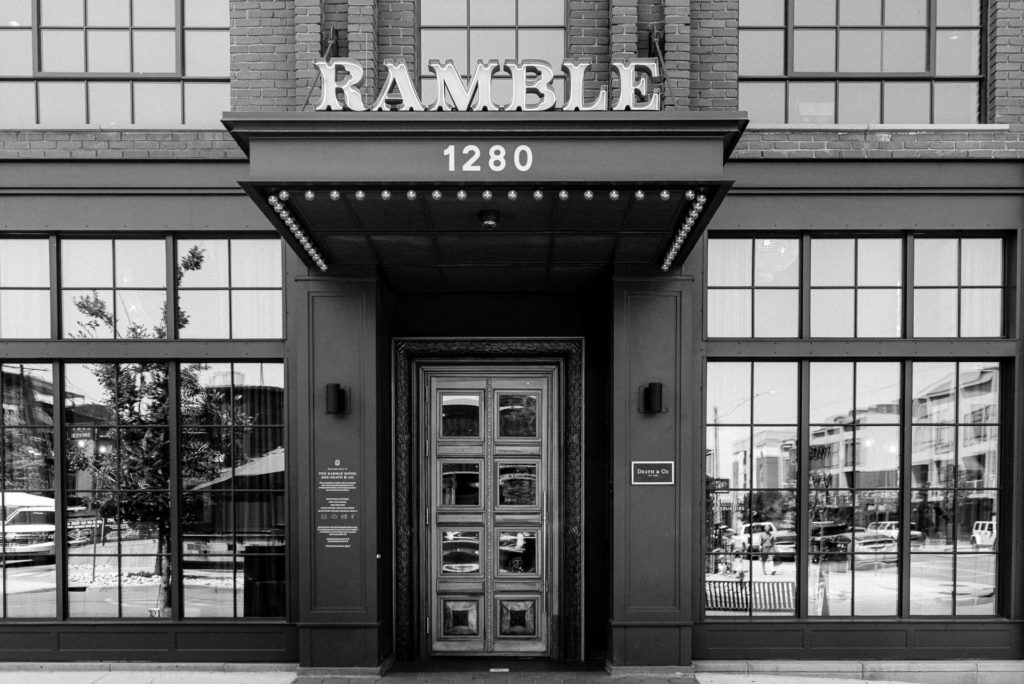 Denver documentary wedding photographer Moss Denver Park Church Skyline The Ramble Hotel Colorado