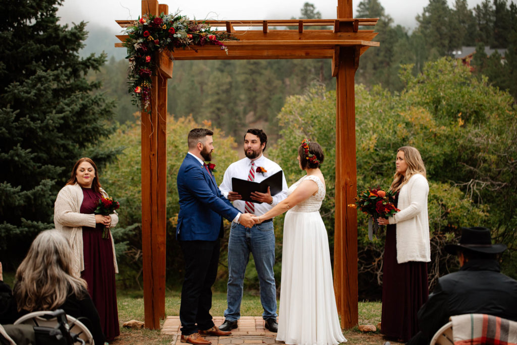 Wedgewood Weddings Mountain View Ranch Denver Colorado Conifer Rocky Mountains Elopement