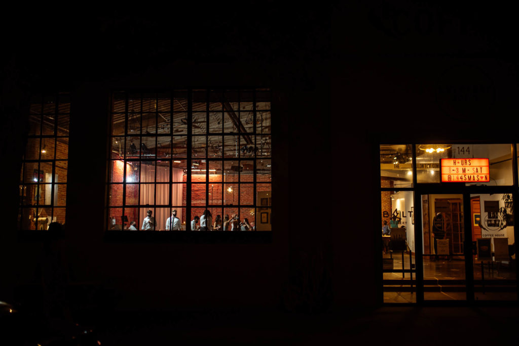 Everyday Joes Fort Collins Colorado Wedding Coffeehouse Autumn Fall Boho Bride