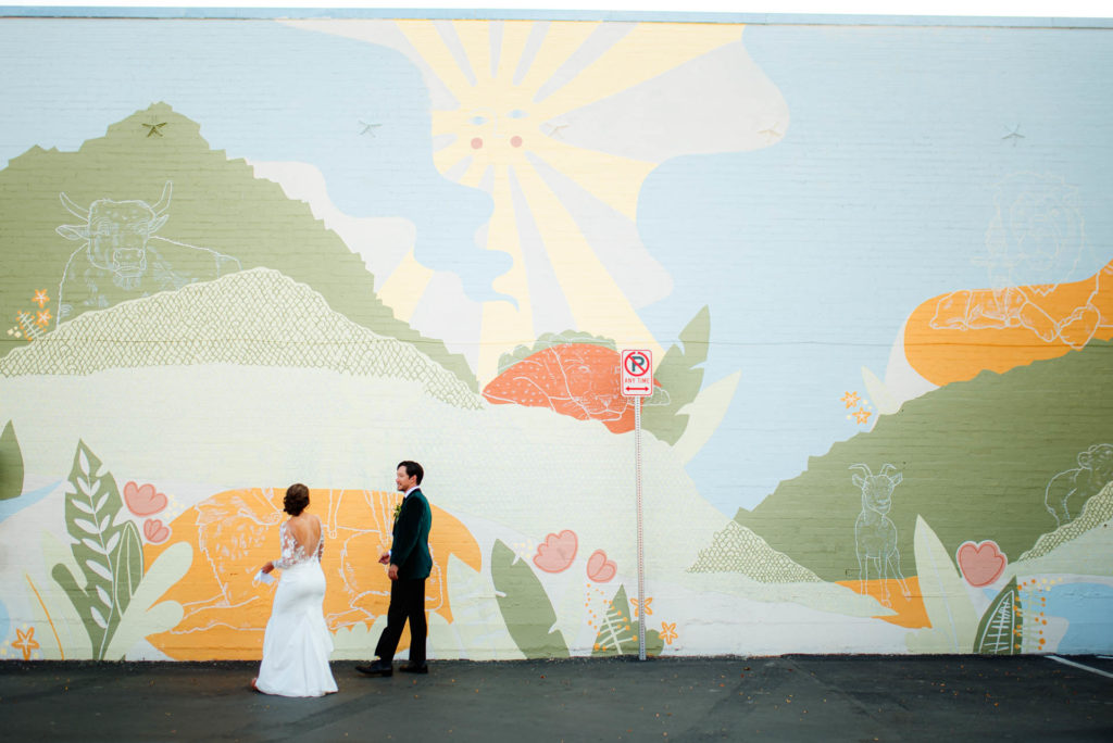 Everyday Joes Fort Collins Colorado Wedding Coffeehouse Autumn Fall Boho Bride