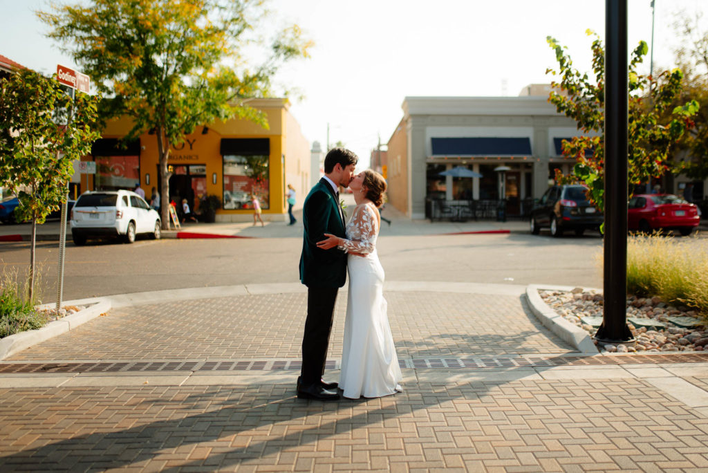 Everyday Joes Fort Collins Colorado Wedding Coffeehouse Autumn Fall Boho Bride
