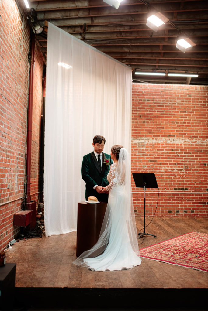 Everyday Joes Fort Collins Colorado Wedding Coffeehouse Autumn Fall Boho Bride
