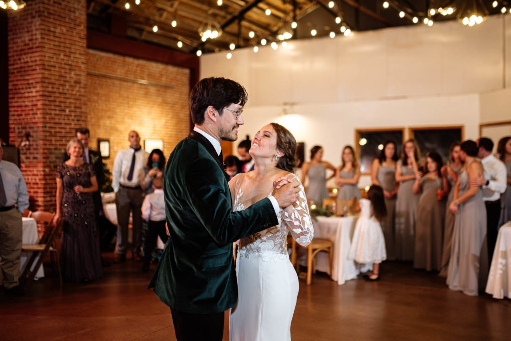 Everyday Joes Fort Collins Colorado Wedding Coffeehouse Autumn Fall Boho Bride