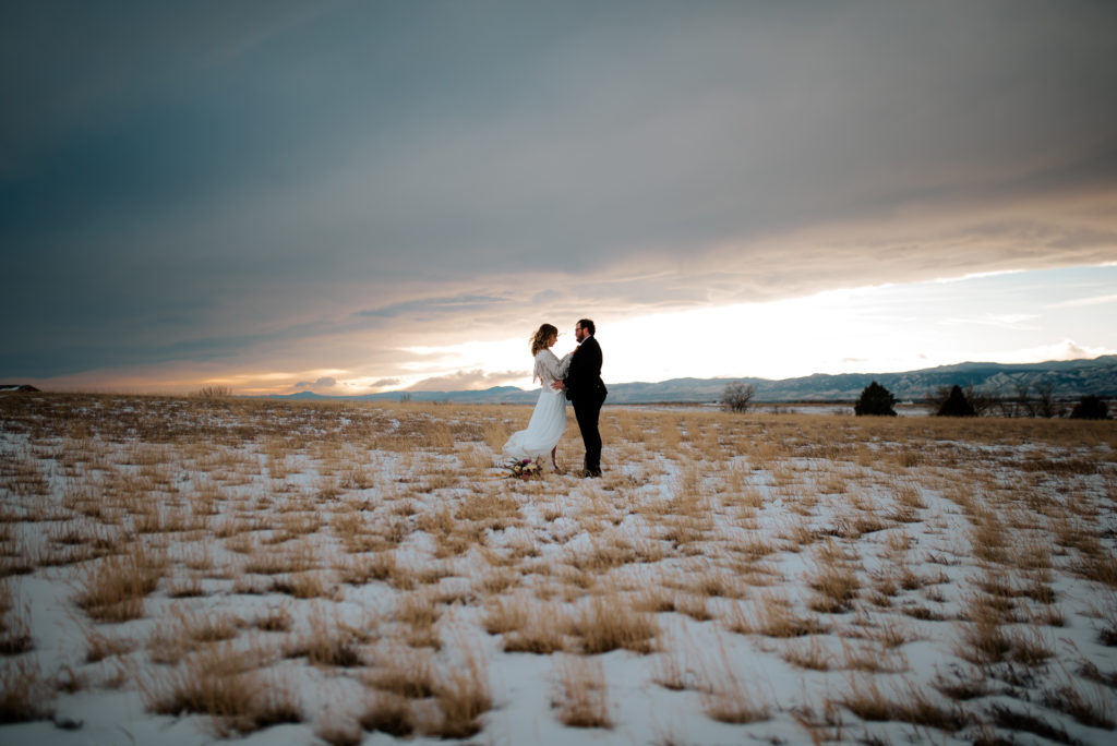 Fort Collins Winter Wedding Photographer Colorado