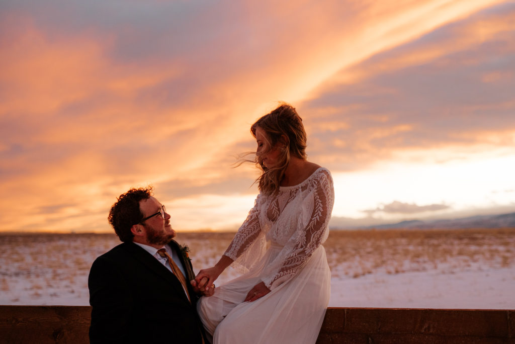 Fort Collins Winter Wedding Photographer Colorado