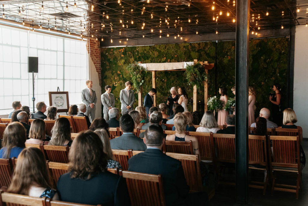 Moss Denver, Colorado wedding photographer, urban, industrial