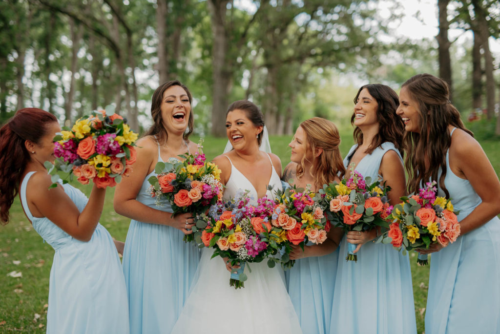 Chicago wedding photographer whispering woods illinois