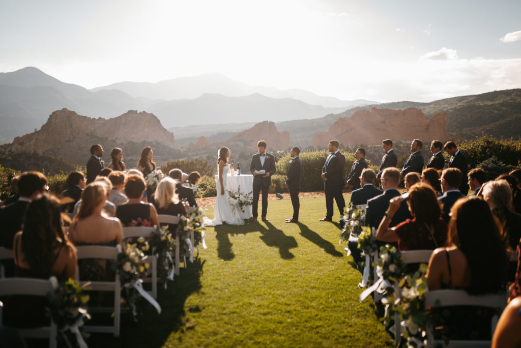 Garden of the Gods resort wedding Colorado Springs