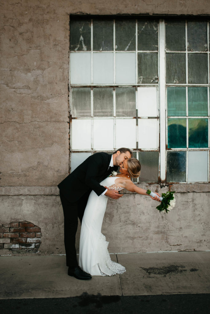 1920s art deco Ironworks Denver Colorado wedding photographer