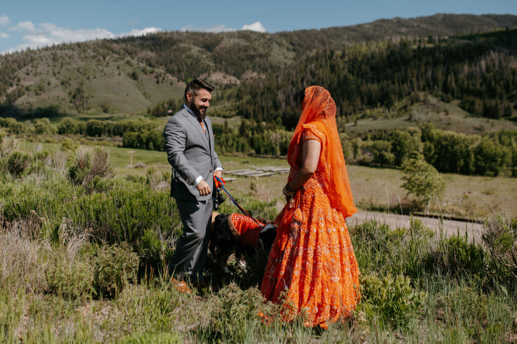 Indian Jewish Hindu Wedding Granby Colorado Grand Lake Denver photographer