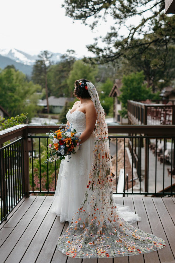 Colorado wedding photographer Estes Park The Landing Rocky Mountain National Park