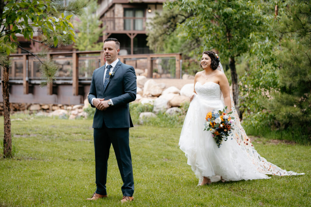 Colorado wedding photographer Estes Park The Landing Rocky Mountain National Park